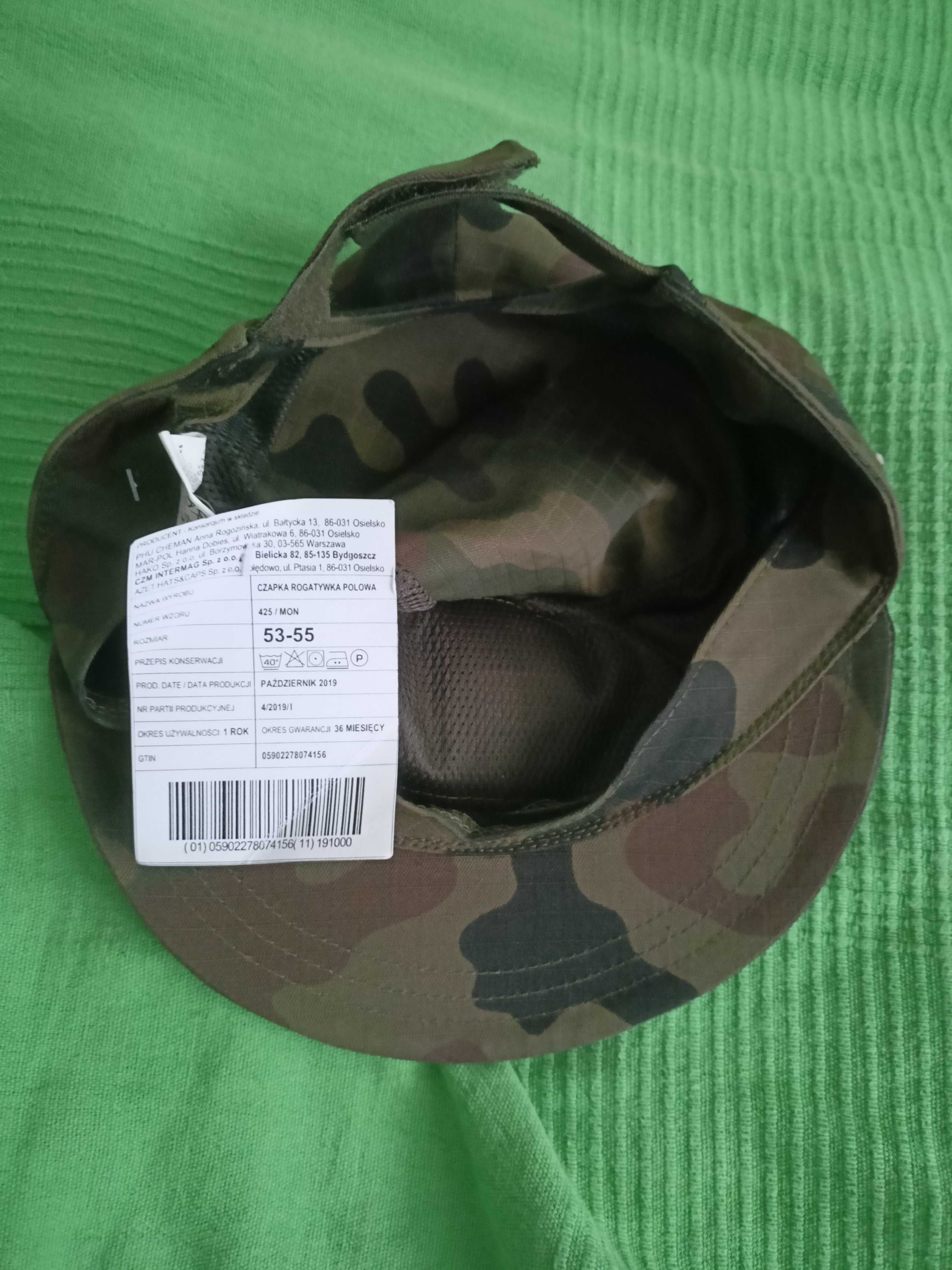 Rogatywka polowa WOT wzór 425/MON rozmiar 53-55