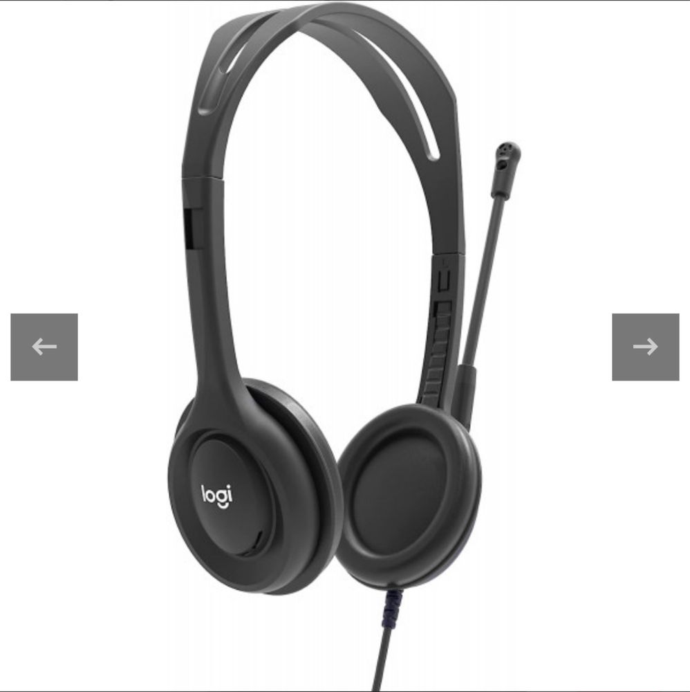 Logitec h111 навушники