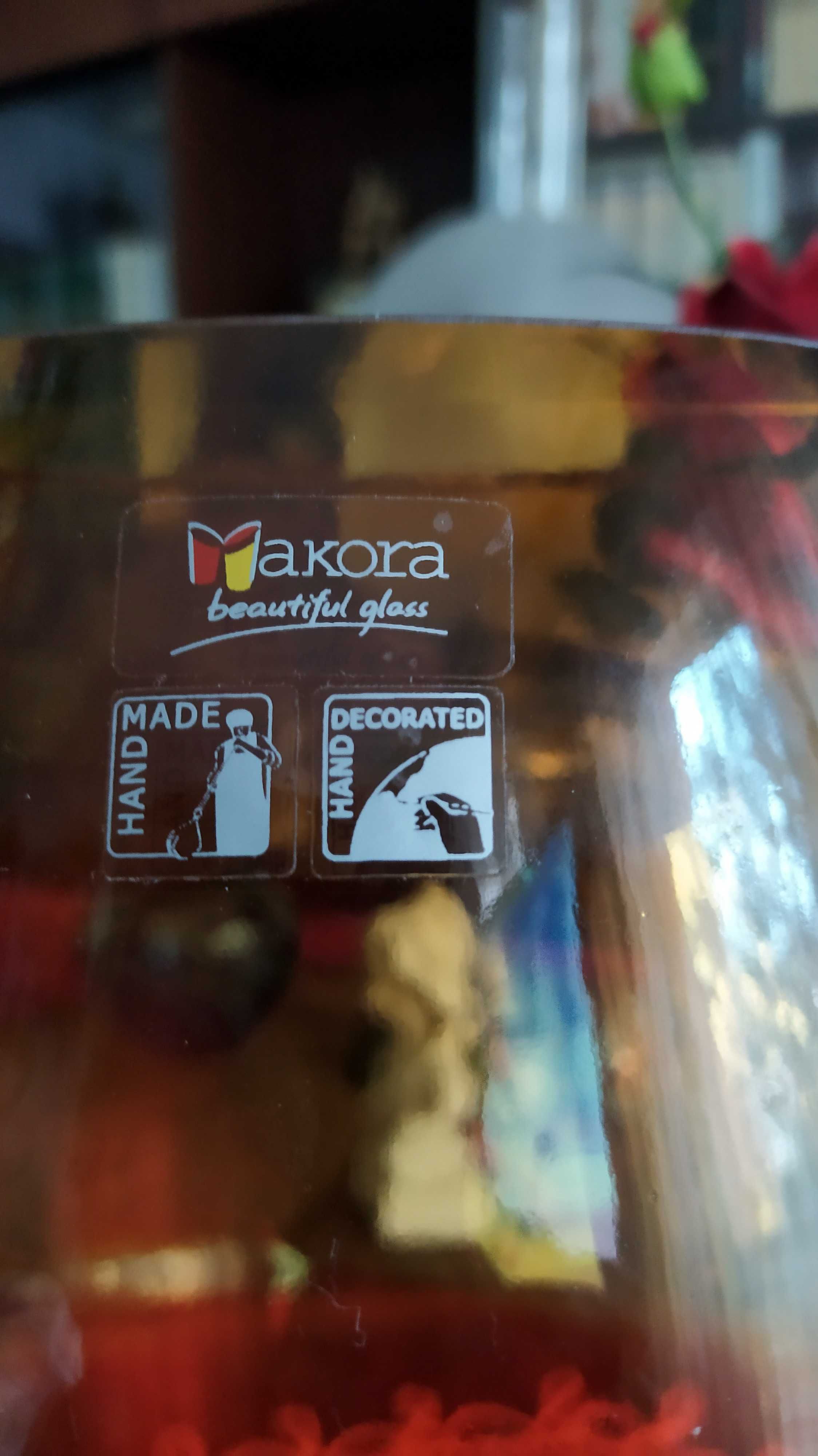 Wazon -  Huta Szkła „ Makora „ Tarnowiec k/ Jasła