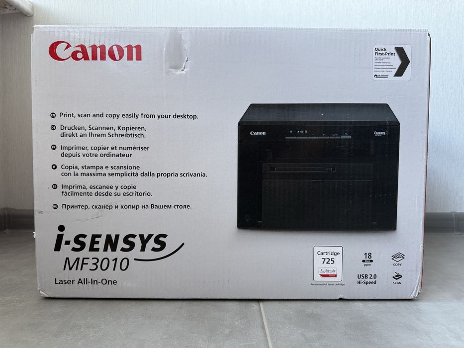 БФП(принтер) Canon i-SENSYS MF3010