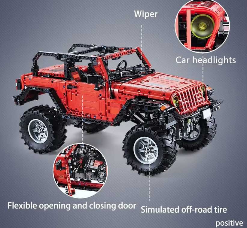 Klocki konstrukcyjne Auto terenowe Cada R/C