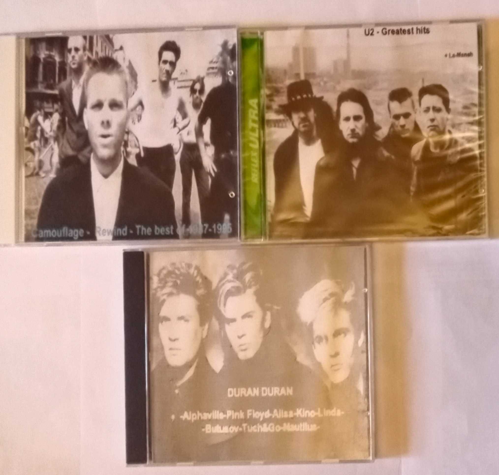 DVD-диски U2, DuranDuran, Camouflage, Garbage, TheCardigans, Nick Cave