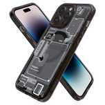 etui Spigen do iPhone do każdego modelu Trzy Kolory Fiolet czerń biel