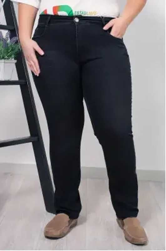 чорні джинси батал стильні джинси великого розміру 6-7 xl
