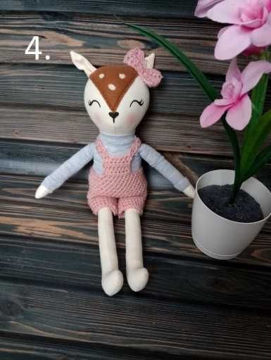 Sarenka maskotka rękodzieło handmade szyta