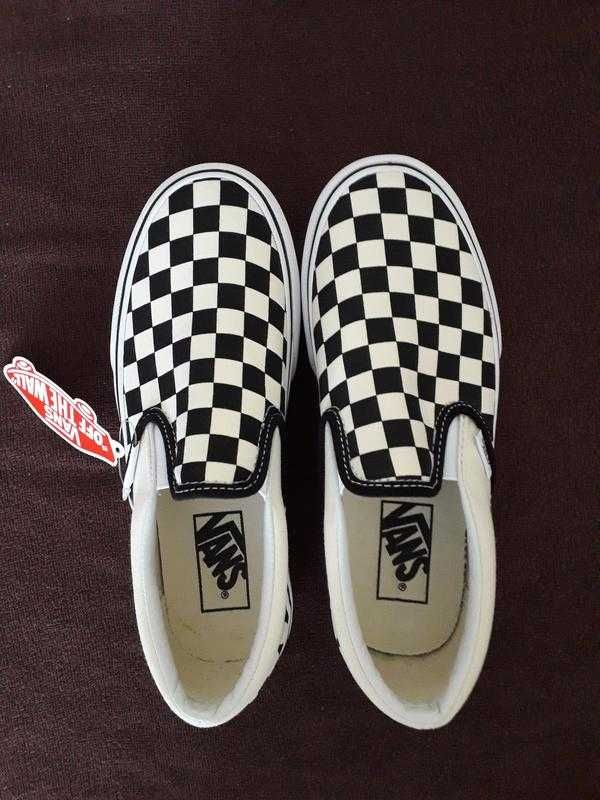 Сліпони Vans Checkerboard Platform