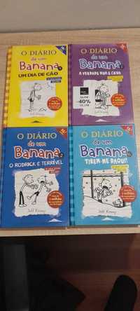 Livros da coleção "O diário de um Banana"