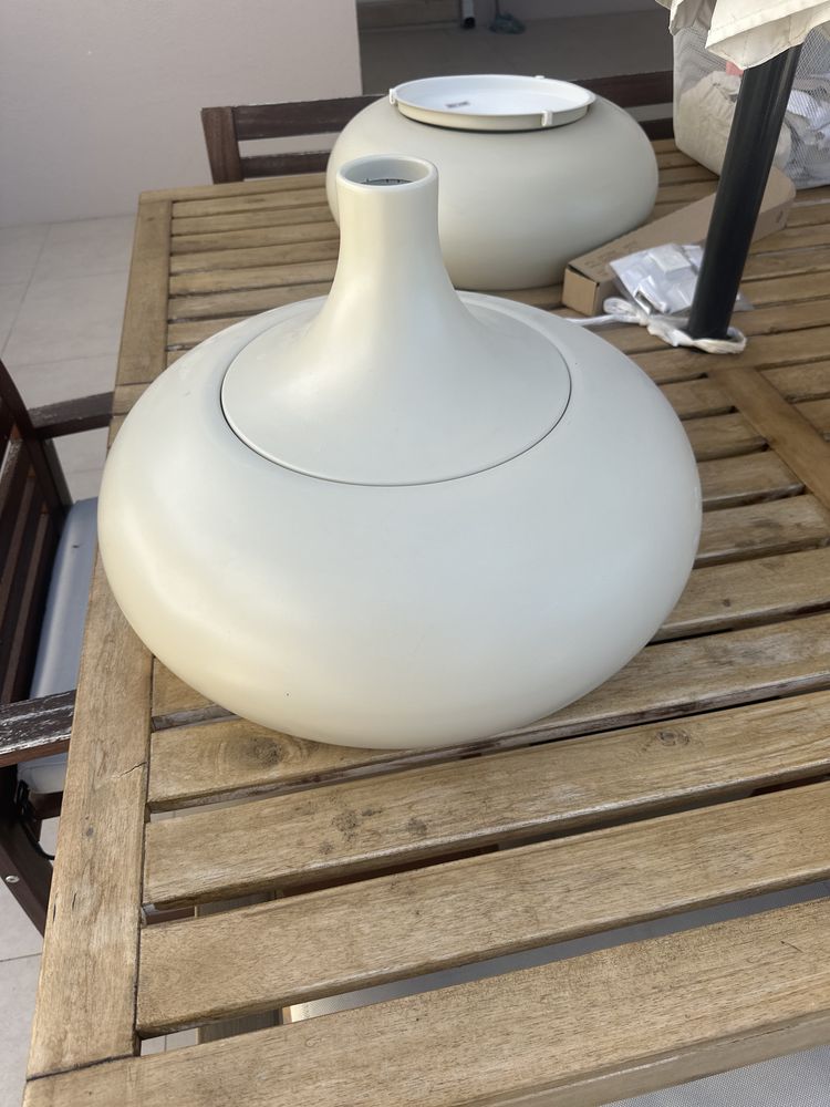 Candeeiro ikea gama vaxjo de 50cm de diamentro. J