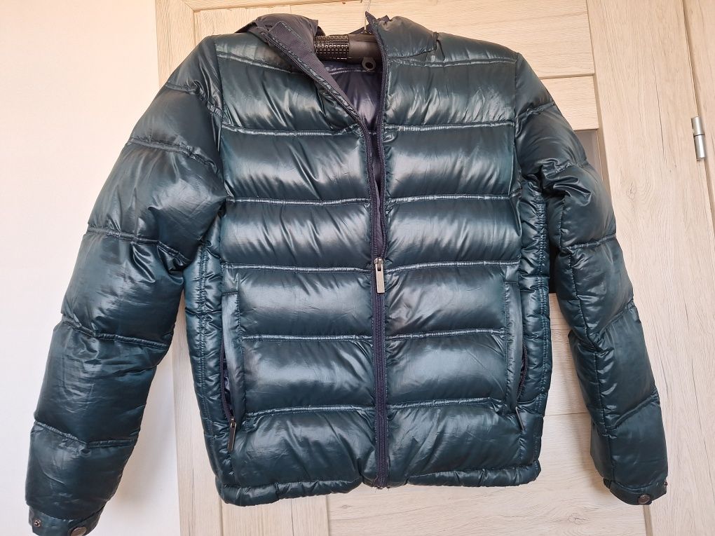 Zara man męska puchowa pierze puch L