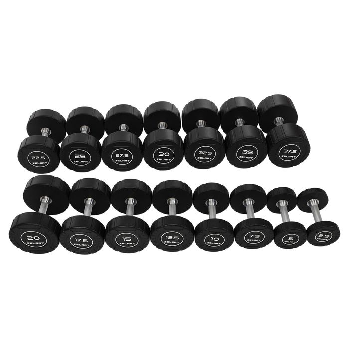 Гантели профессиональные, покрытие полиуретан. Zelart. LIFE FITNESS.