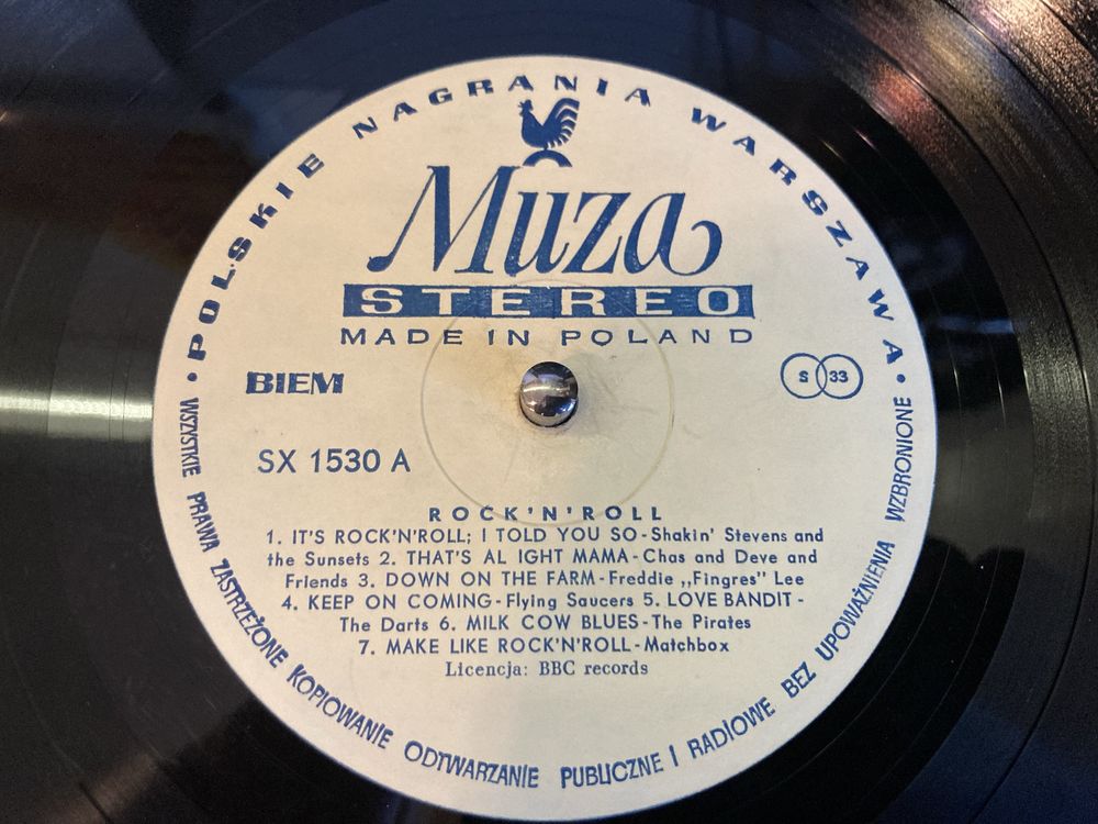 Rock'N'Roll - składanka - Muza - SX 1530 LP płyta winylowa 1977 EX+