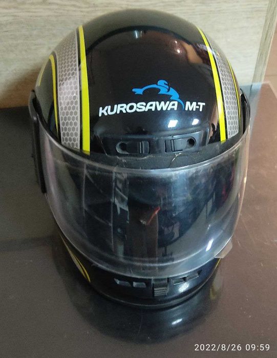 БУ Шлем вело кроссовый, эндуро шолом мотошлем закрытый Kurosava M+T