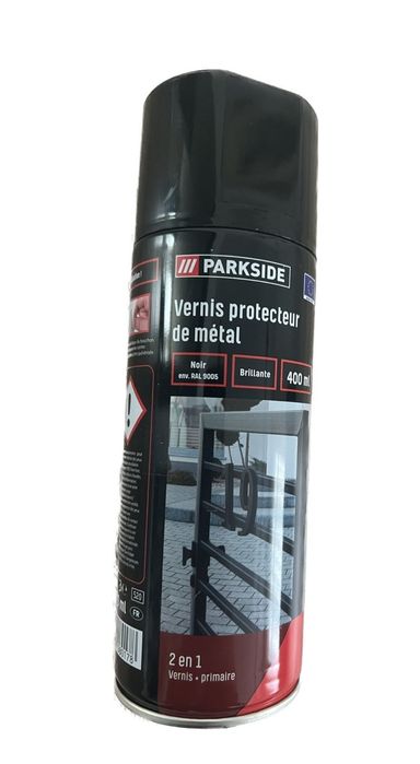 Фарба захисна аерозольна Parkside Чорна