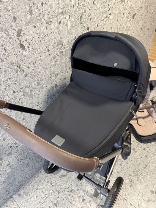 Cybex priam 4.0 rose gold 3w1 sepia black cozy beige