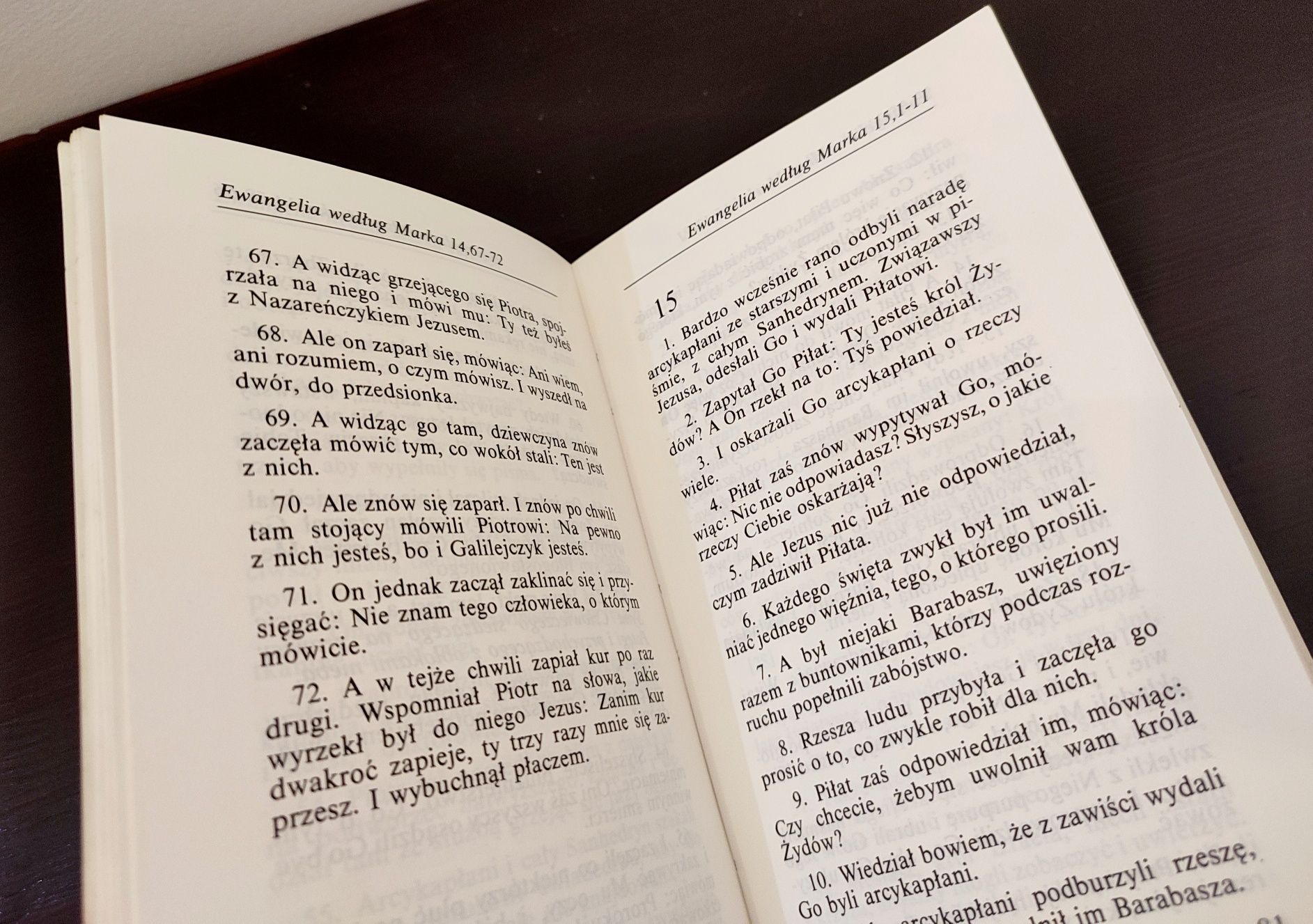 Ewangelia wg świętego Marka - Apokalipsa tłumaczenie Czesław Miłosz