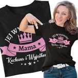 Koszulka na Dzień Mamy | Jej wysokość Mama | XS-3XL | 24H | Aradena