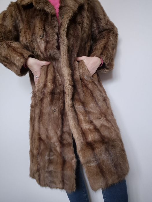 Futro Rozmiar S M naturalne