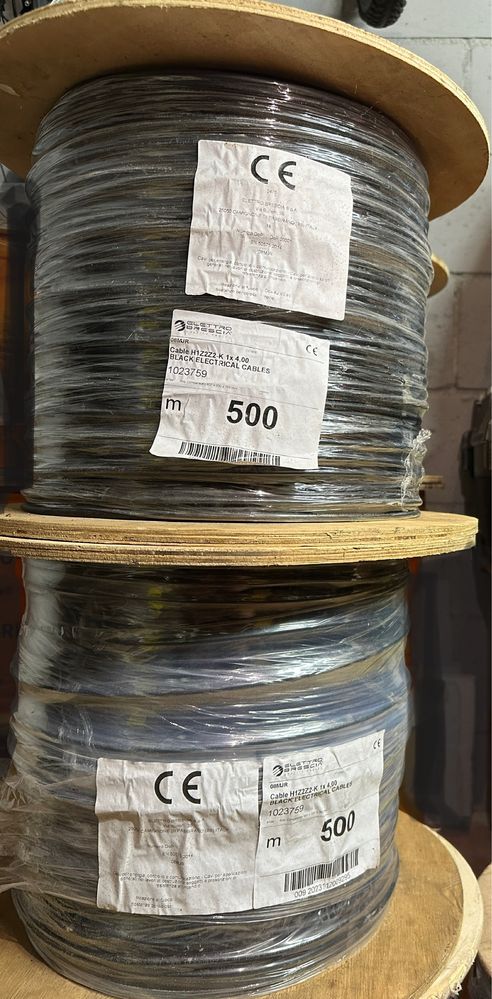 Kabel / przewód solarny 4mm H1Z2Z2-K