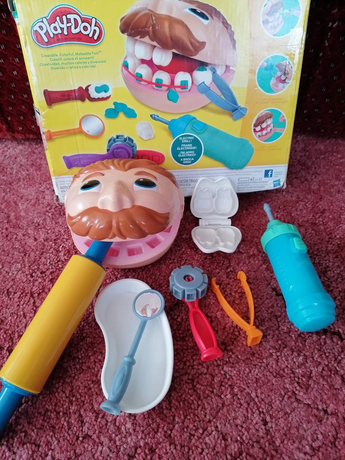 Набір стоматолог Play doh,набор стоматолога игрушка детская