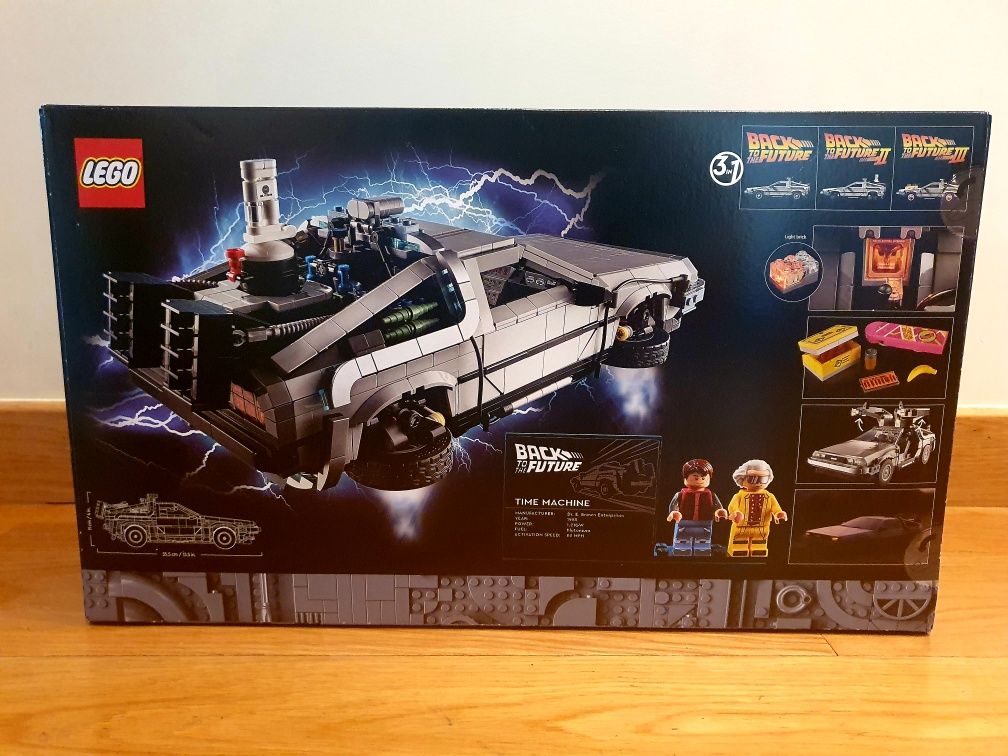 NOVO - Lego Máquina do Tempo do Regresso ao Futuro - mod.10300