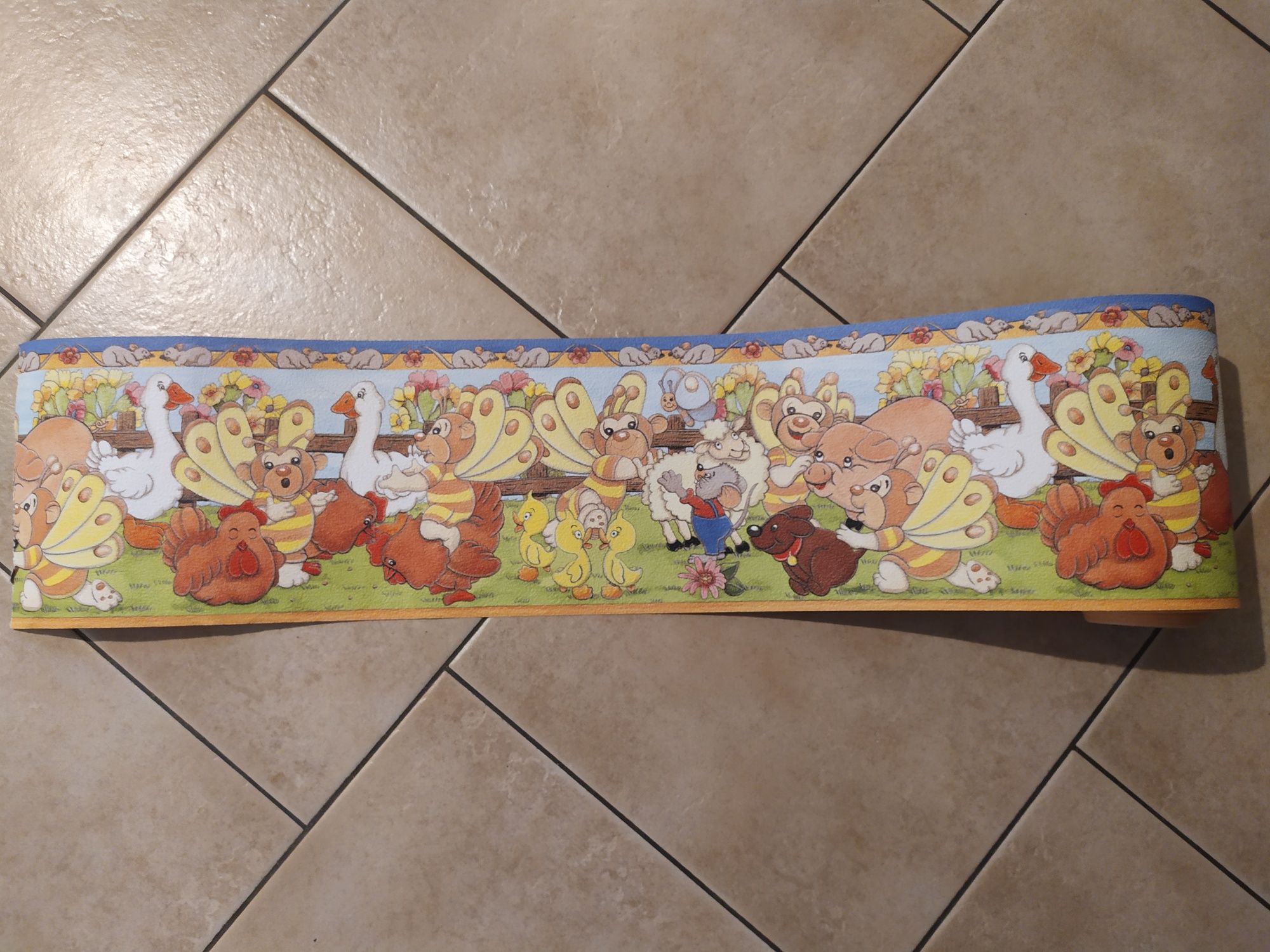 tapeta border 18 cm motyw dziecięcy
