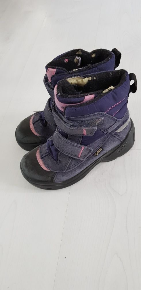 Buty zimowe kozaki kozaczki Ecco Gore-tex roz. 31