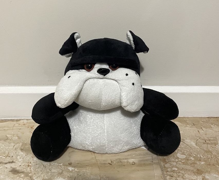 Peso de porta ou peluche em formato de cão