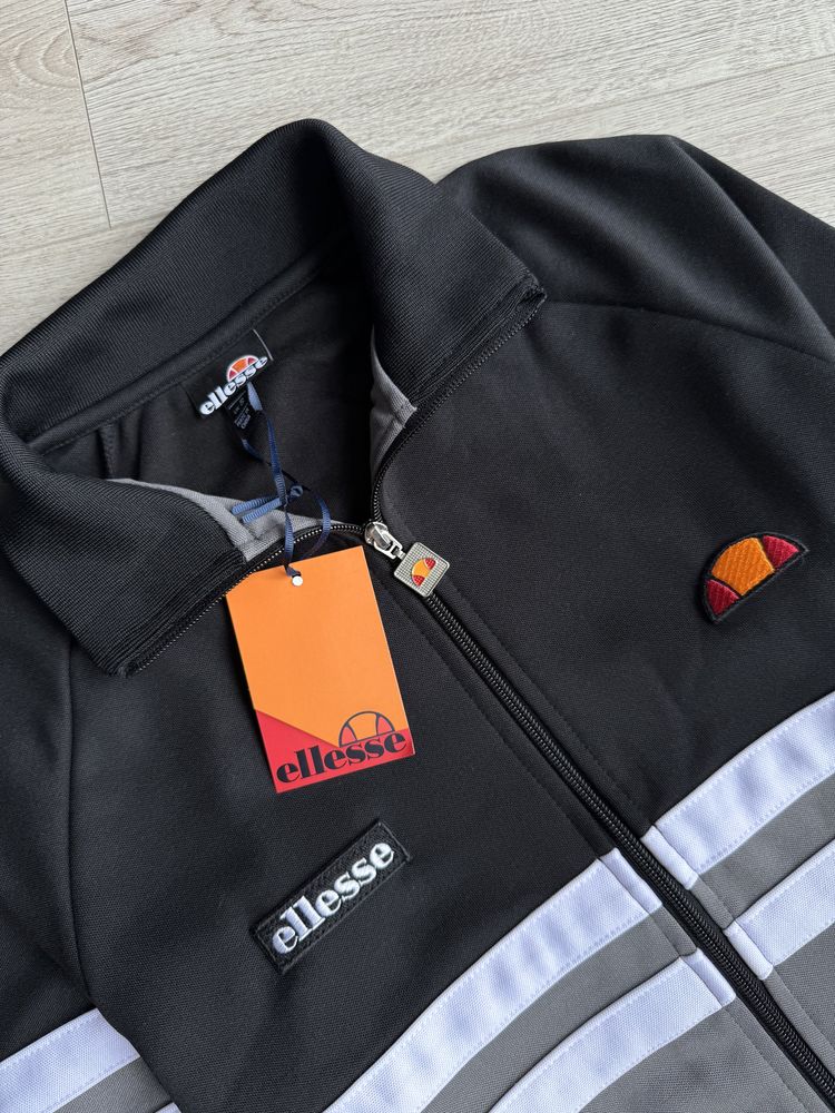 Олімпійка Ellesse Original темно-сіра, Кофта Еліс, Зіп Худі Елис