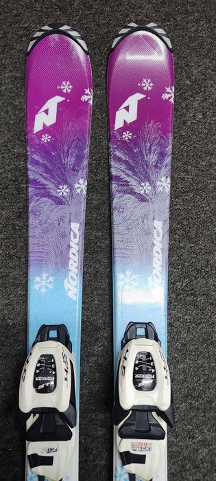 JUNIOR Narty 120 cm NORDICA LITTLE BELLE dla dziewczynki