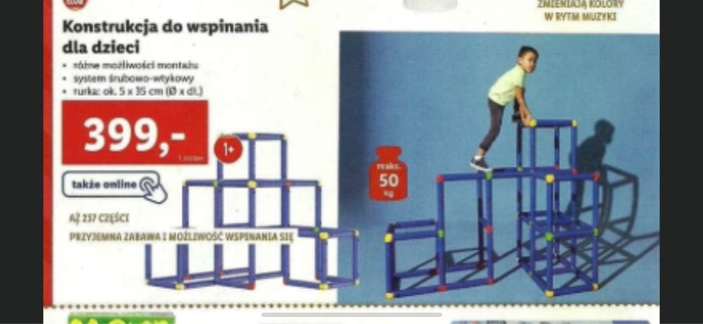 Kostrukcja do wspinania sie dla dzieci. Plac zabaw, małpi gaj