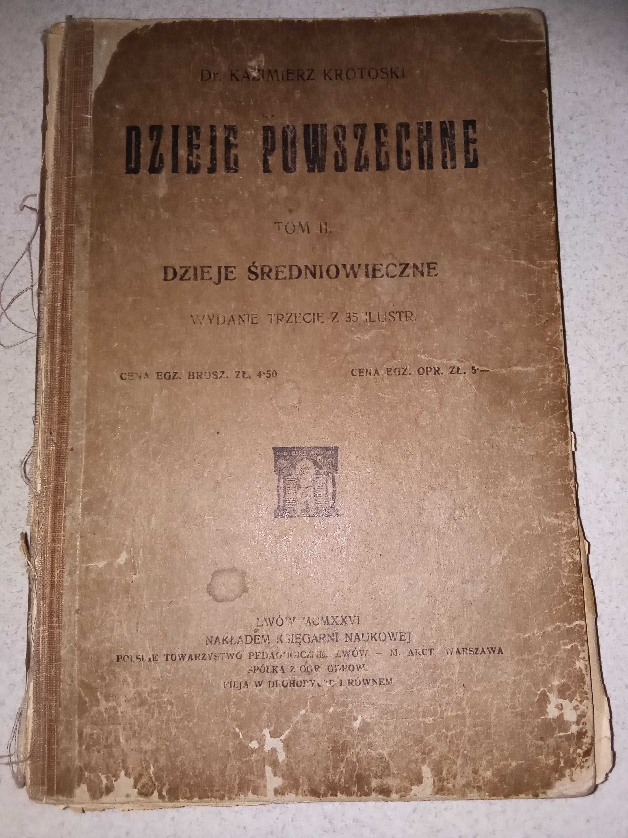 Kazimierz Krotoski, Dzieje powszechne, tom II, 1926 r.