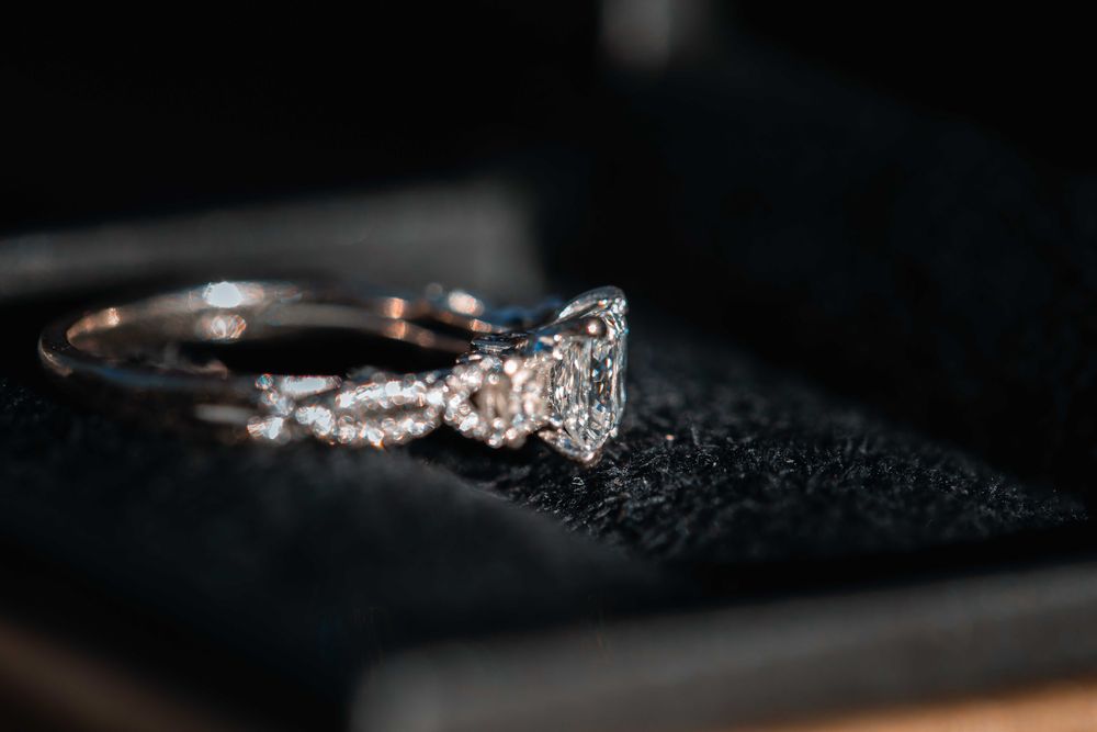 Diamenty brylanty 1.55ct F pierścionek 18K złoto VERRAGIO -50% okazja