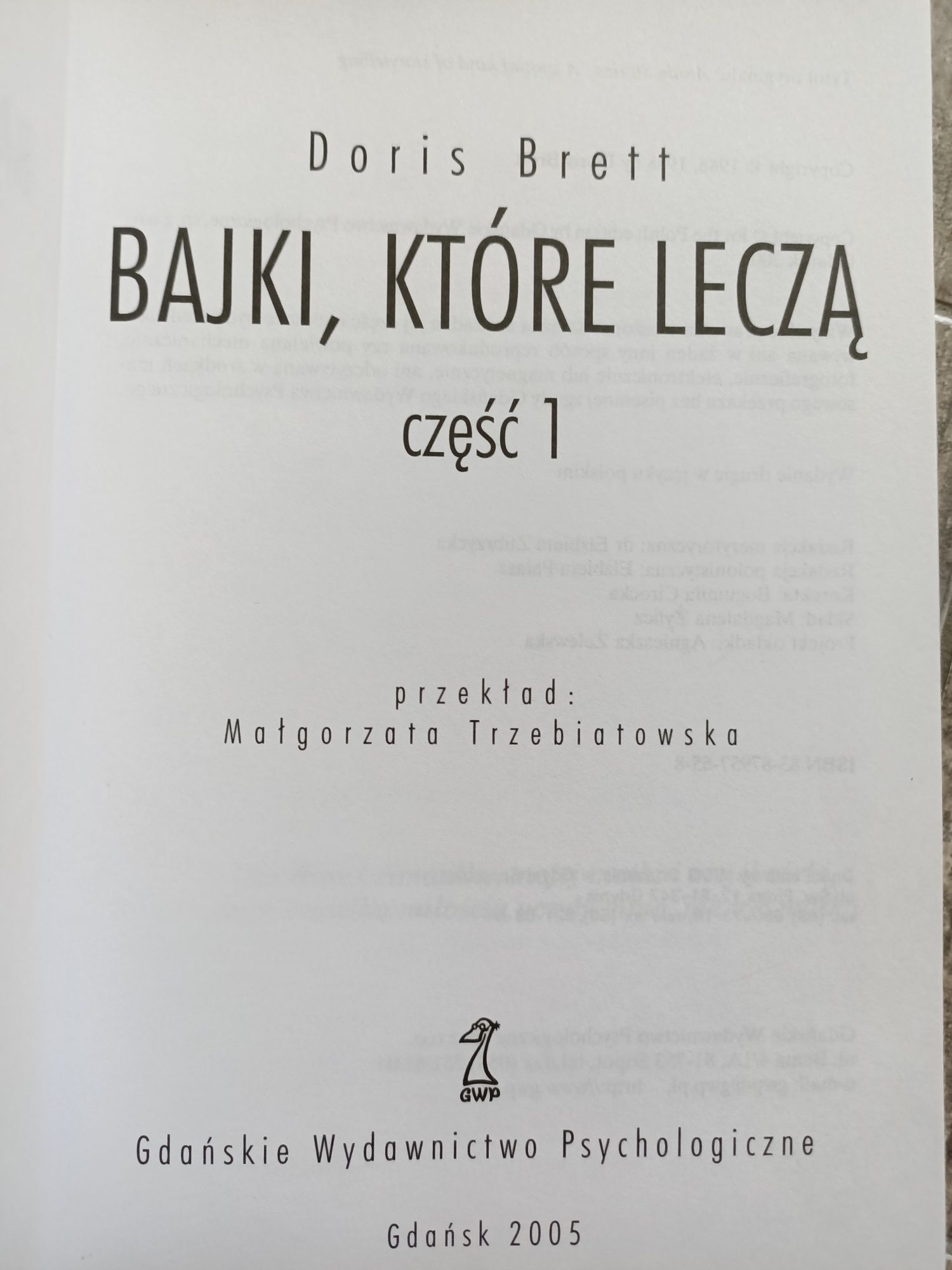Bajki, które leczą cz. 1 Doris Brett GWP Czytajmy dzieciom!