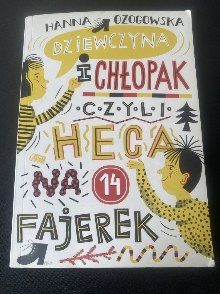 ksiazka dziewczyna i chlopak czyli heca na 14 fajerek