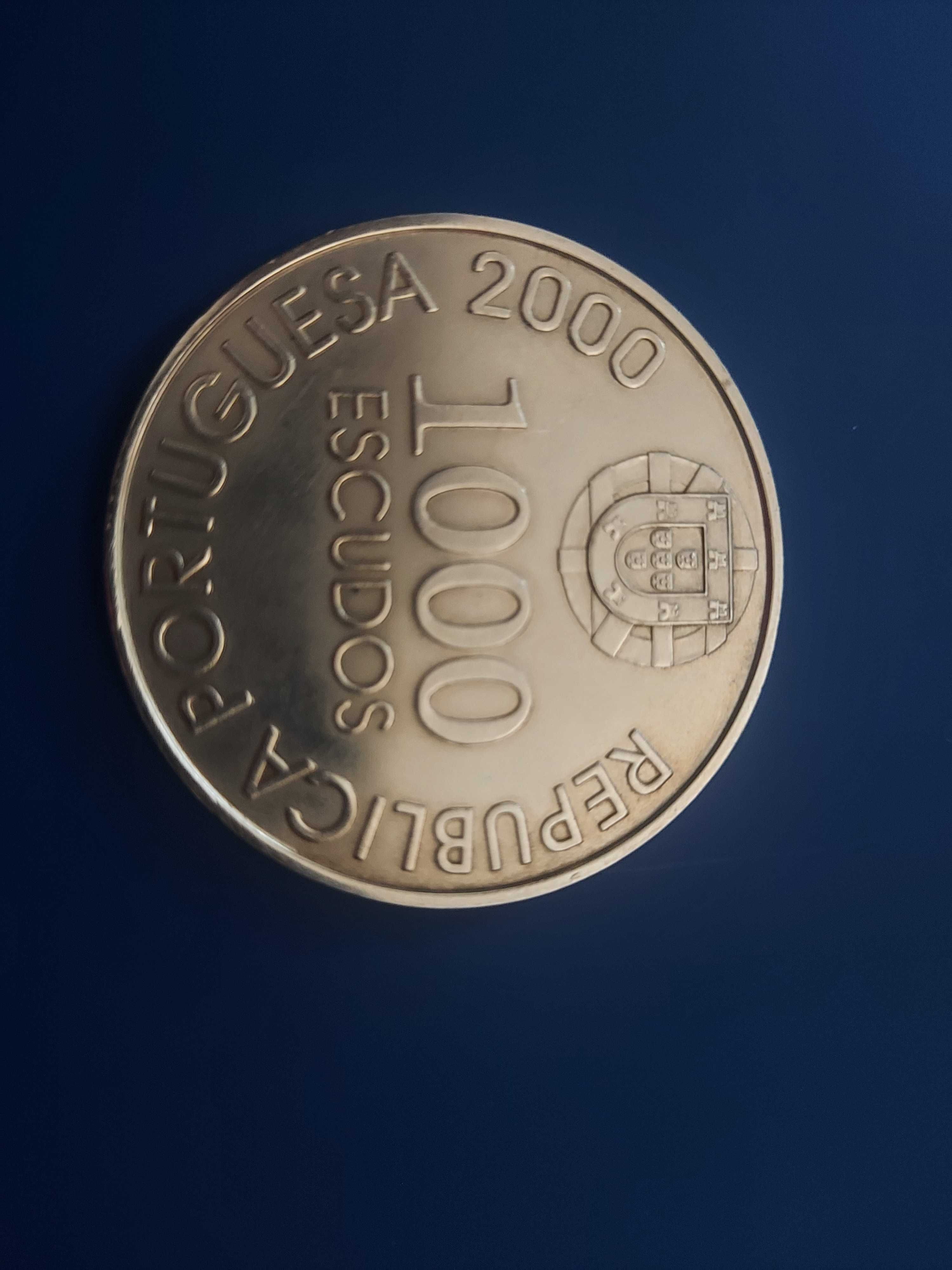 Moedas 1000 escudos prata