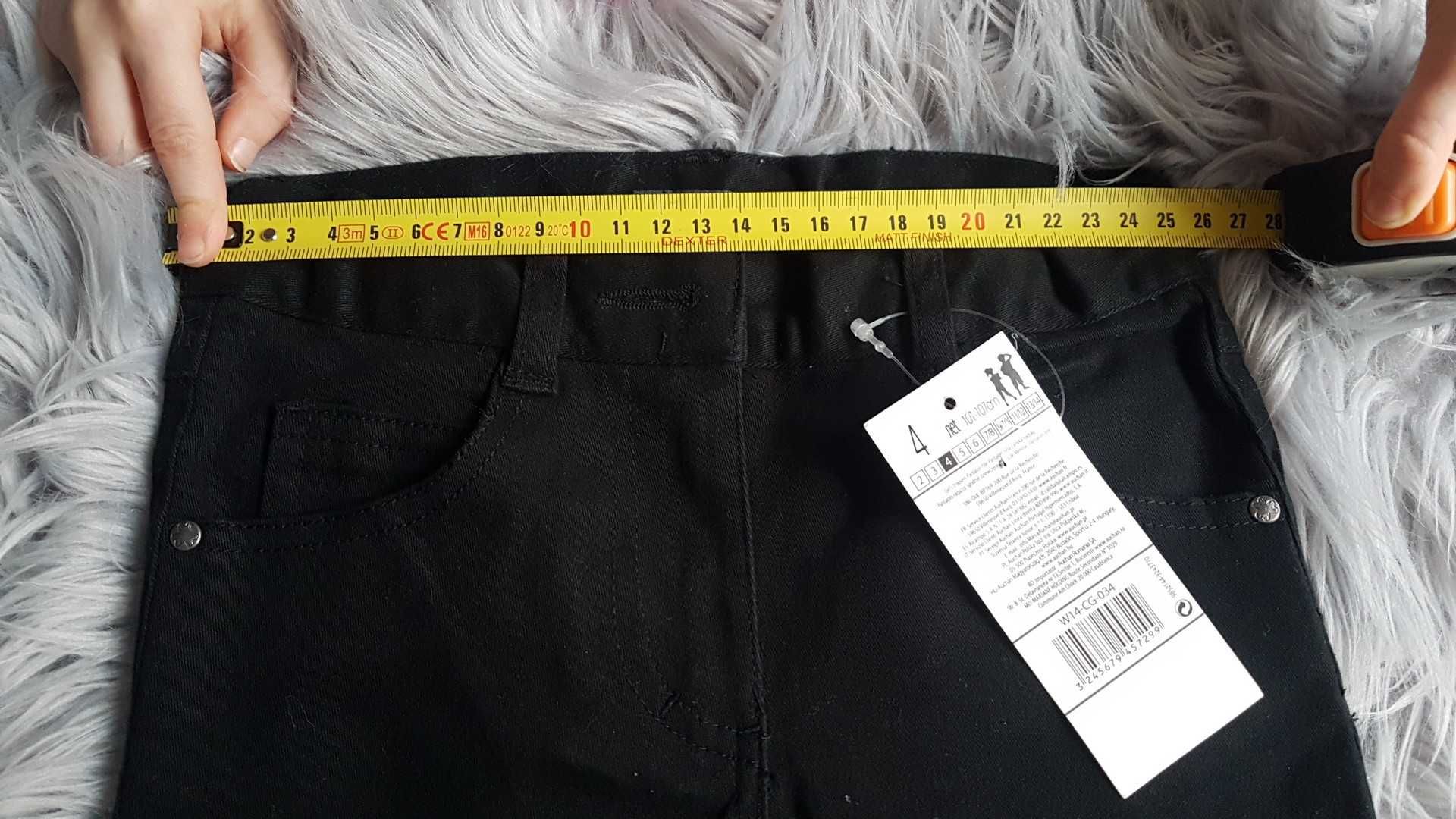 Czarne Jeansy dziecięce 104 cm