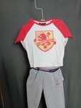 Crop top biały czerwony #Sinsay #Harry Potter