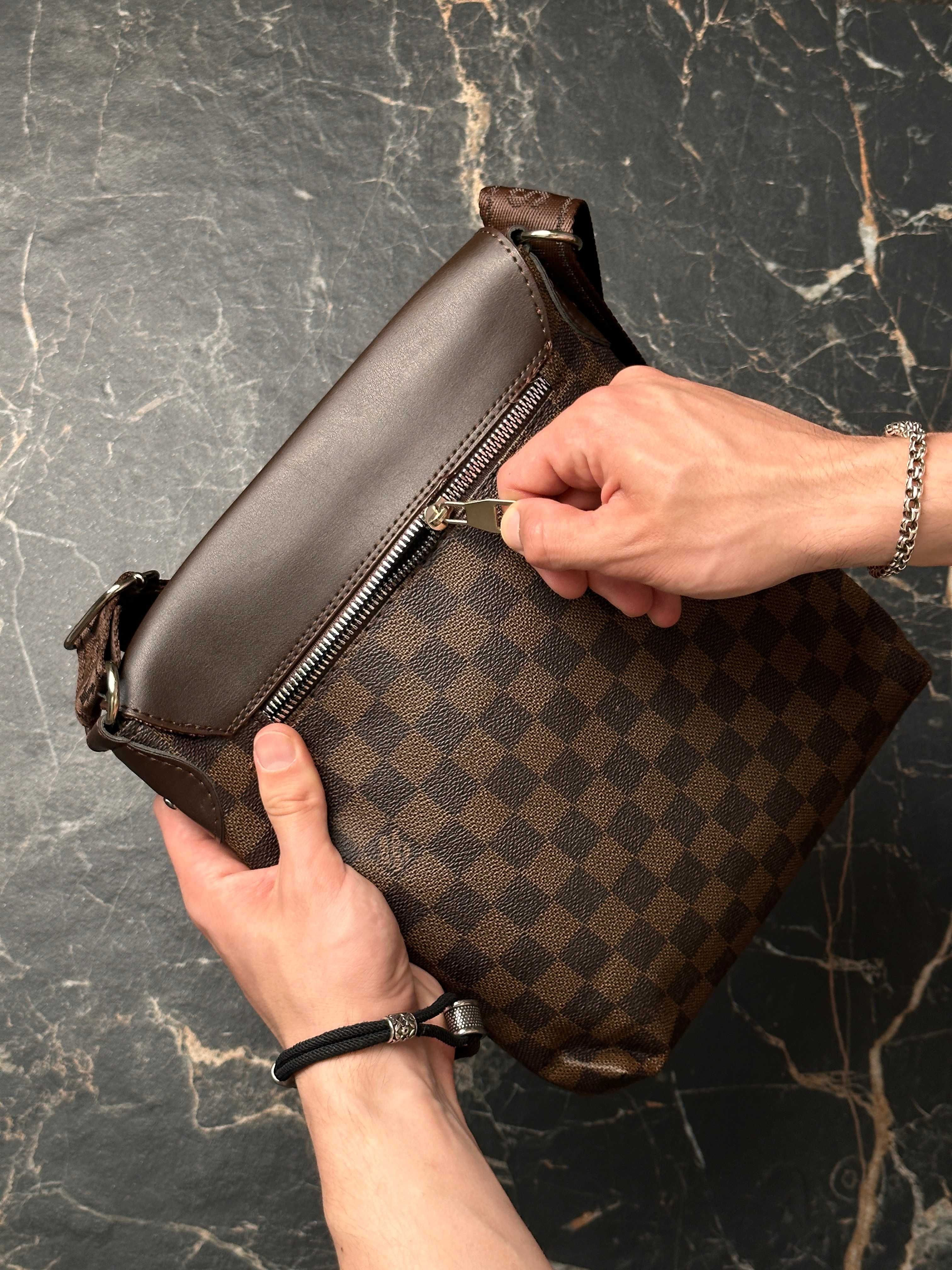 Чоловіча сумка Louis Vuitton мужская сумка через плечо мессенджер