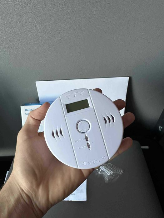 Detektor Tlenku Węgla Wykrywacz CZADU z Certyfikatem ALARM+ DŹWIĘK