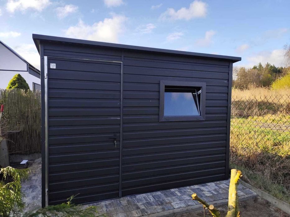 Złoty Dąb Garaż Blaszany-Schowek Narzędziowy |Wiata Ogrodowa–Maj-Blach