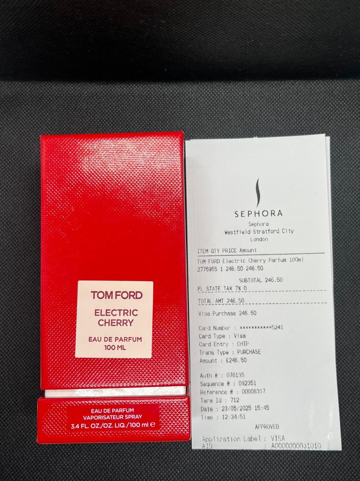 Perfume Tom Ford eletric cherry