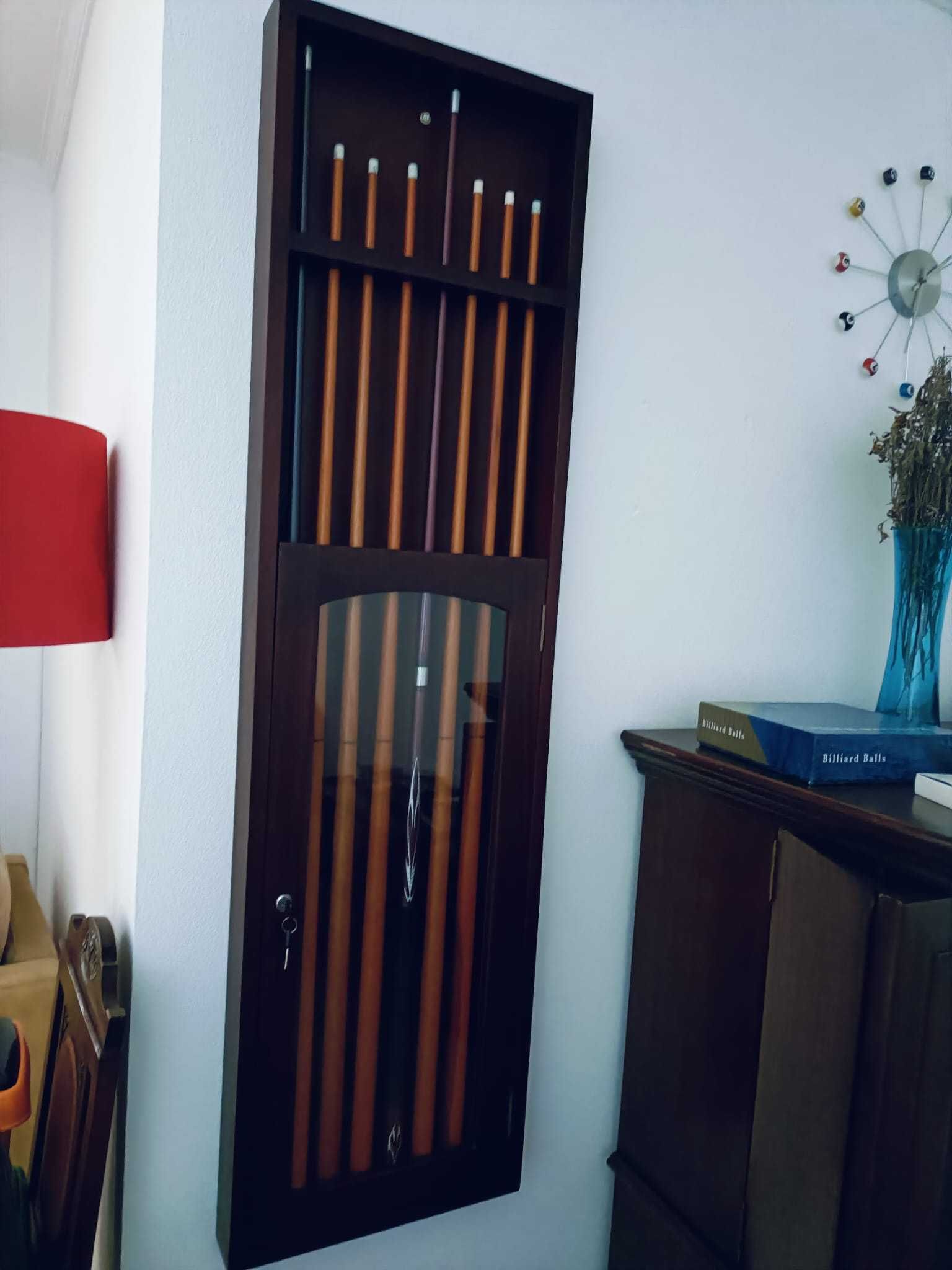 Mesa snooker bilhar completa praticamente nova