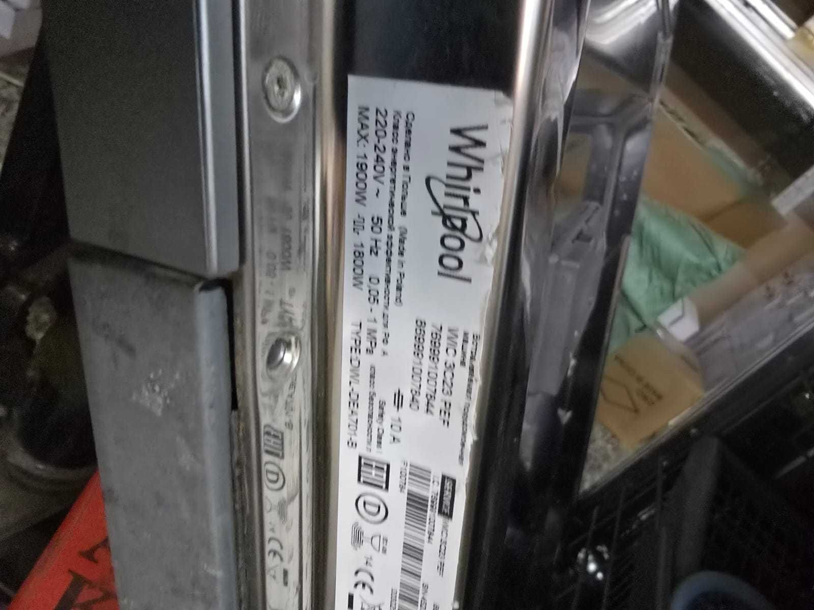 Zmywarka Whirlpool 6612+ WIC 3C23 PEFl 60CM uszkodzona na cześci