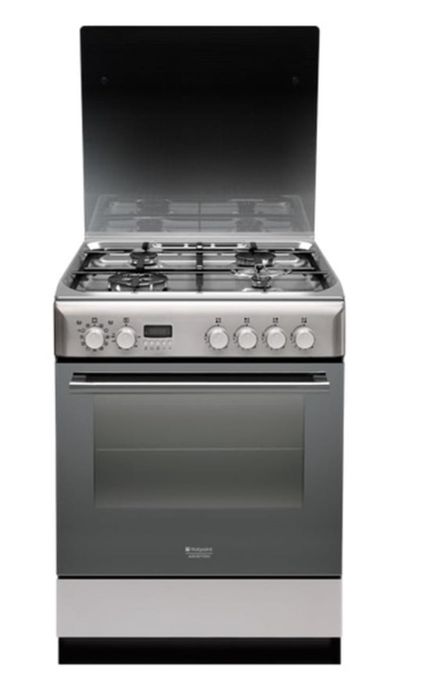 Fogão Hotpoint Ariston 59L aço inoxidável 4 placas gás