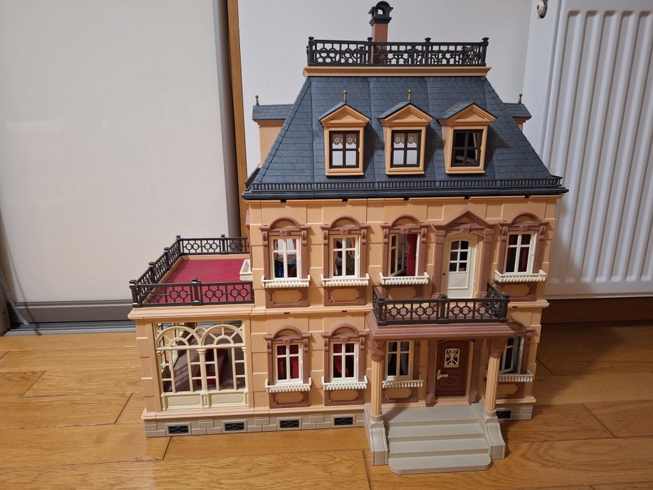 Stary oryginalny Dom Wiktoriański Playmobil z oranżerią