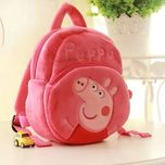 Рожевий велюровий рюкзак для дівчинки  свинка Пеппа Peppa pig