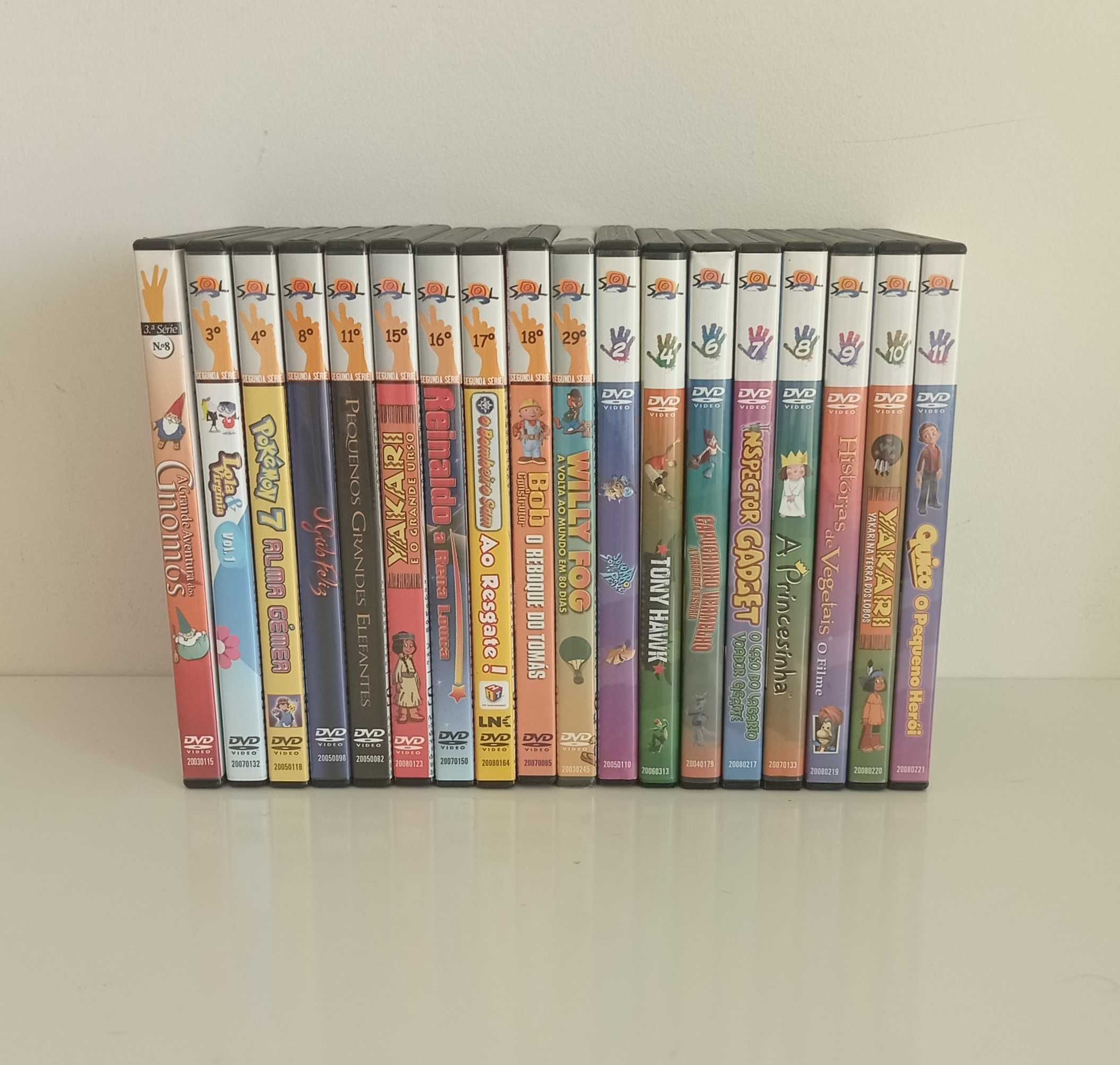 DVD's coleção sol - NOVOS