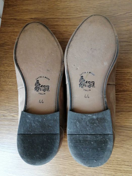 Туфли мужские, натуральный нубук