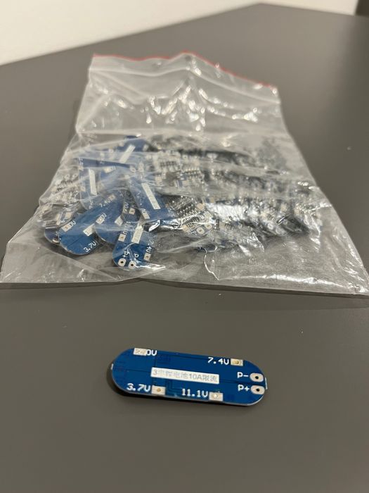 50x Moduł BMS 3S 12V 10A do ogniw Li-ion - zabezpieczenie akumulatorów