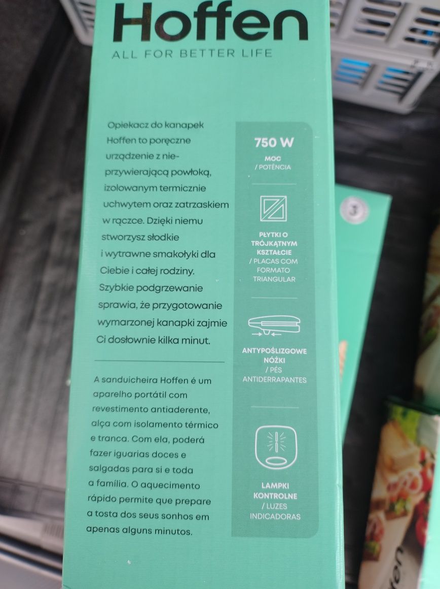 Sandwich do kanapek, nowy 750W